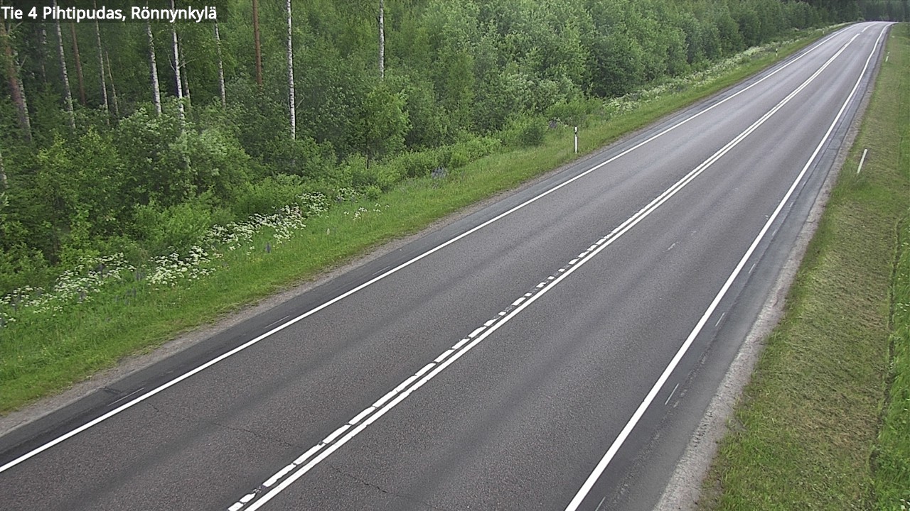 Kelikamerat Kuva Tie 4 Pihtipudas, Rönnynkylä, Pihtipudas, Keski-Suomi