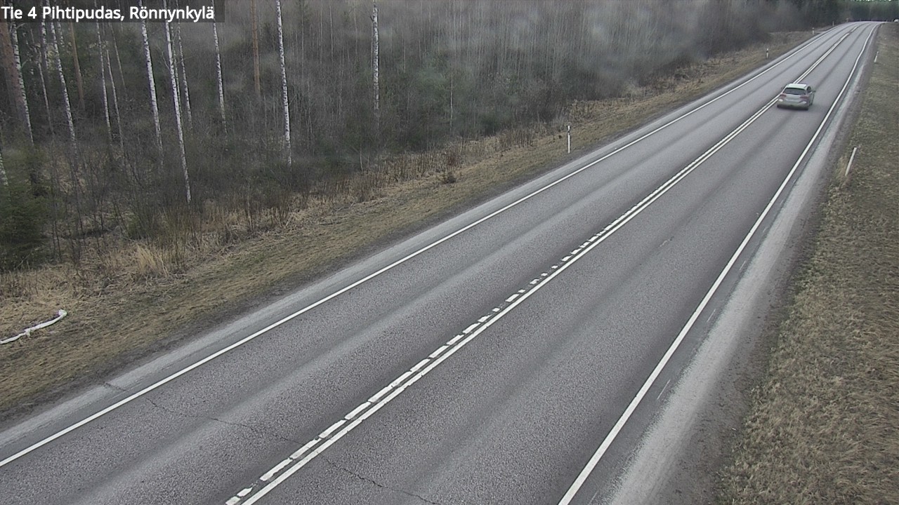 Weather Camera Image Road 4 Pihtipudas, Rönnynkylä, Pihtipudas, Keski-Suomi