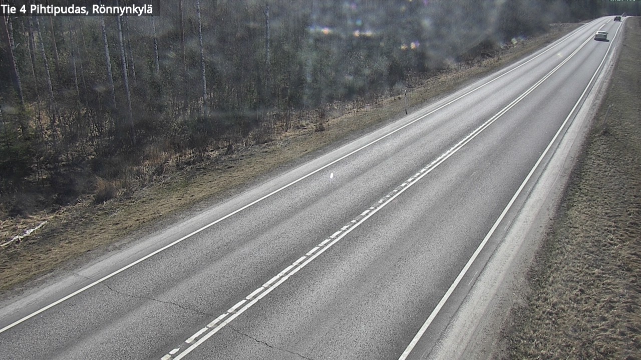 Weather Camera Image Road 4 Pihtipudas, Rönnynkylä, Pihtipudas, Keski-Suomi