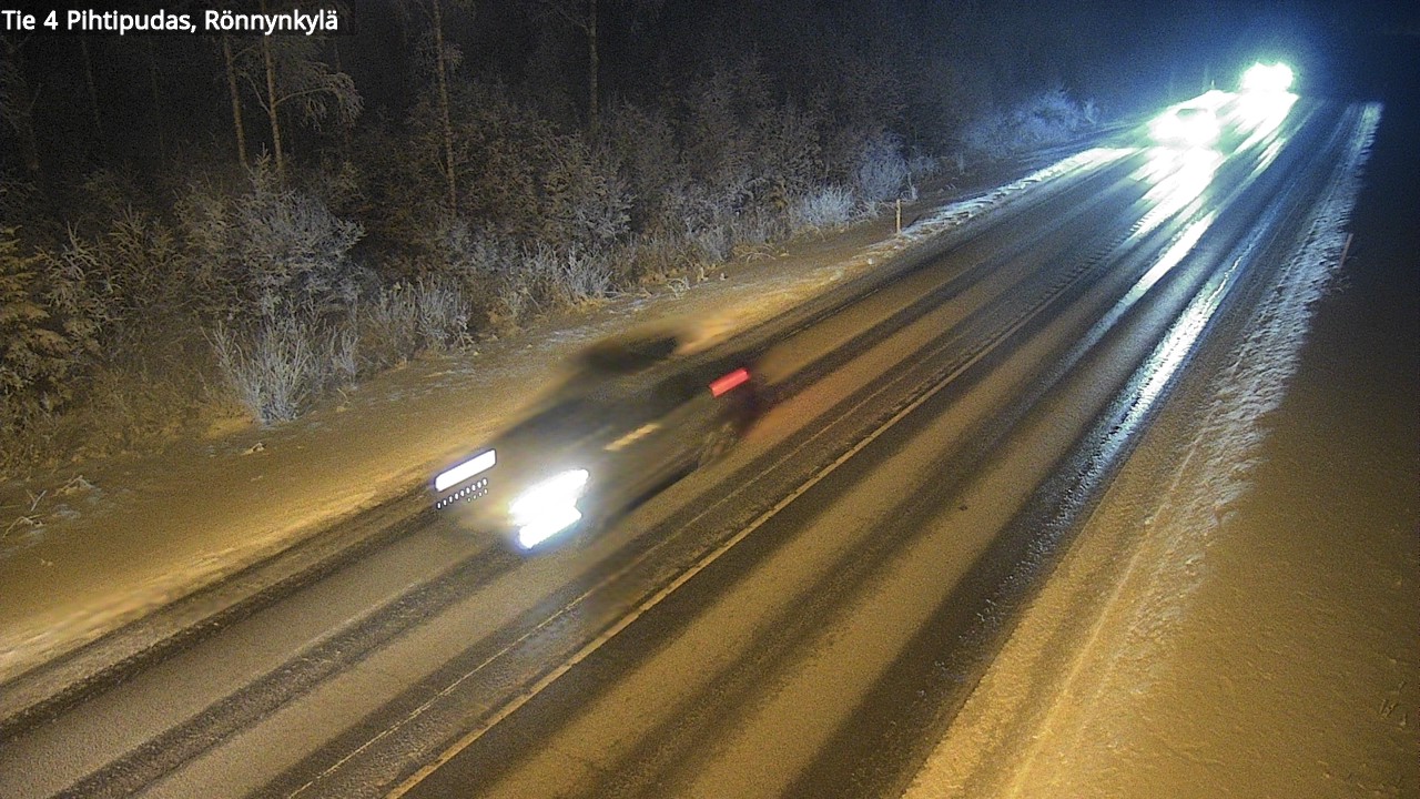 Weather Camera Image Road 4 Pihtipudas, Rönnynkylä, Pihtipudas, Keski-Suomi