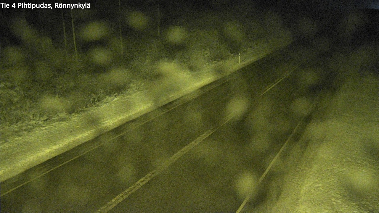Weather Camera Image Väg 4 Pihtipudas, Rönnynkylä, Pihtipudas, Keski-Suomi