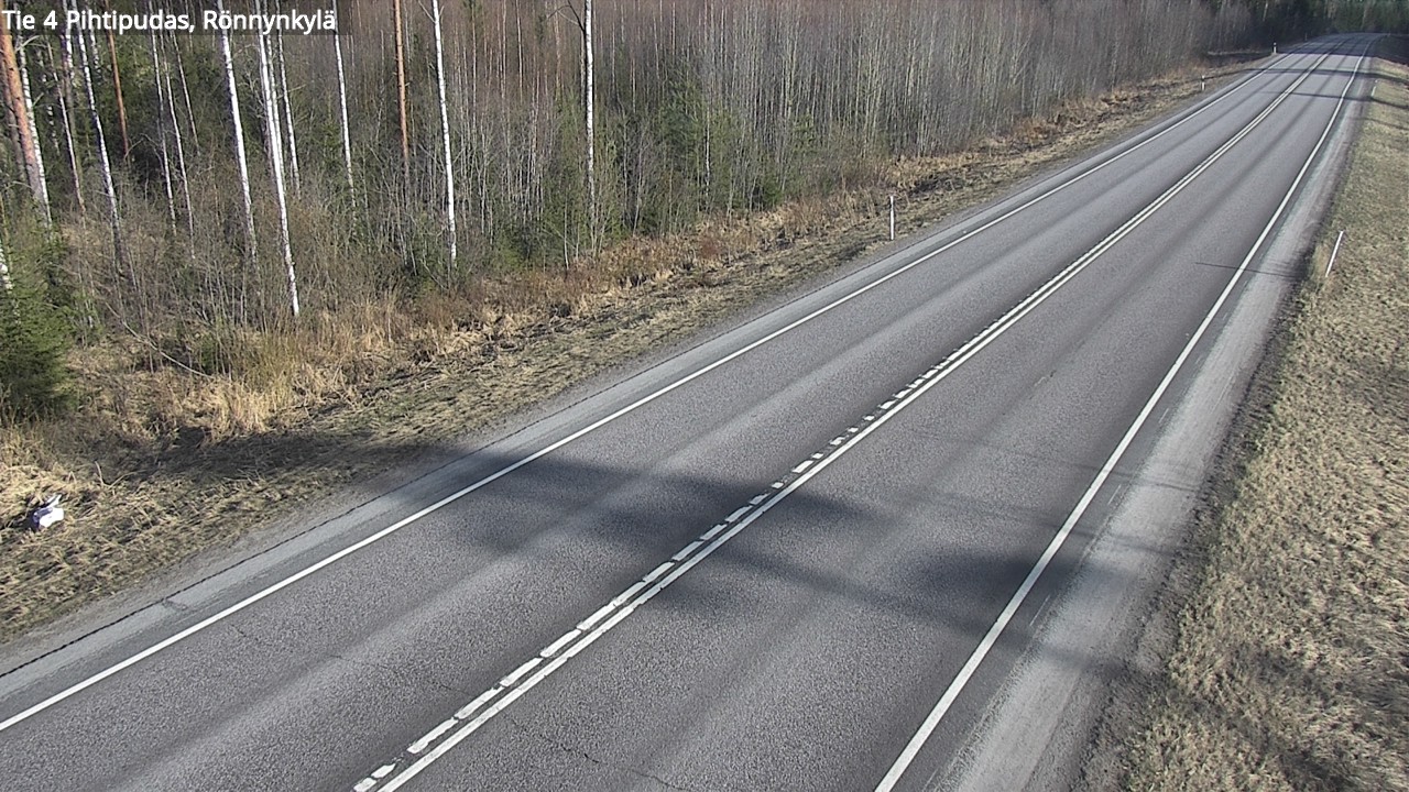 Weather Camera Image Väg 4 Pihtipudas, Rönnynkylä, Pihtipudas, Keski-Suomi