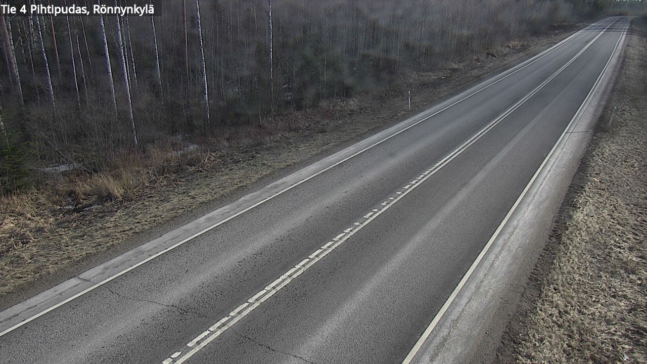 Weather Camera Image Road 4 Pihtipudas, Rönnynkylä, Pihtipudas, Keski-Suomi