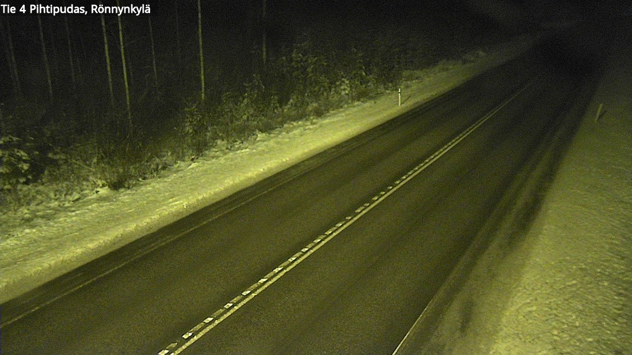 Weather Camera Image Väg 4 Pihtipudas, Rönnynkylä, Pihtipudas, Keski-Suomi