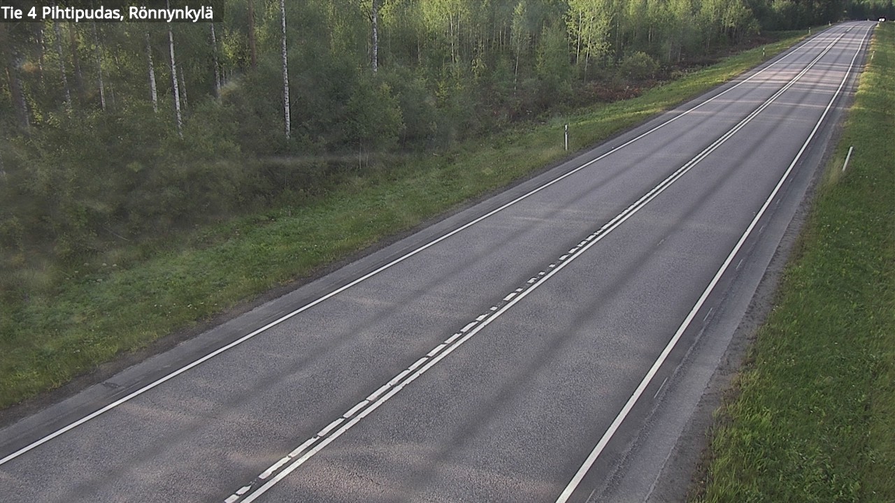 Weather Camera Image Road 4 Pihtipudas, Rönnynkylä, Pihtipudas, Keski-Suomi