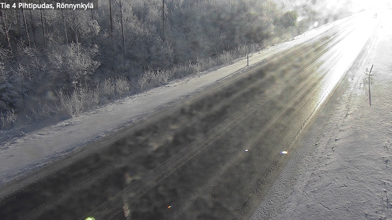 Weather Camera Image Väg 4 Pihtipudas, Rönnynkylä, Pihtipudas, Keski-Suomi
