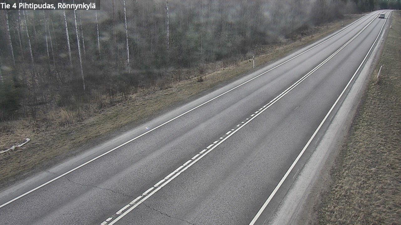 Weather Camera Image Road 4 Pihtipudas, Rönnynkylä, Pihtipudas, Keski-Suomi