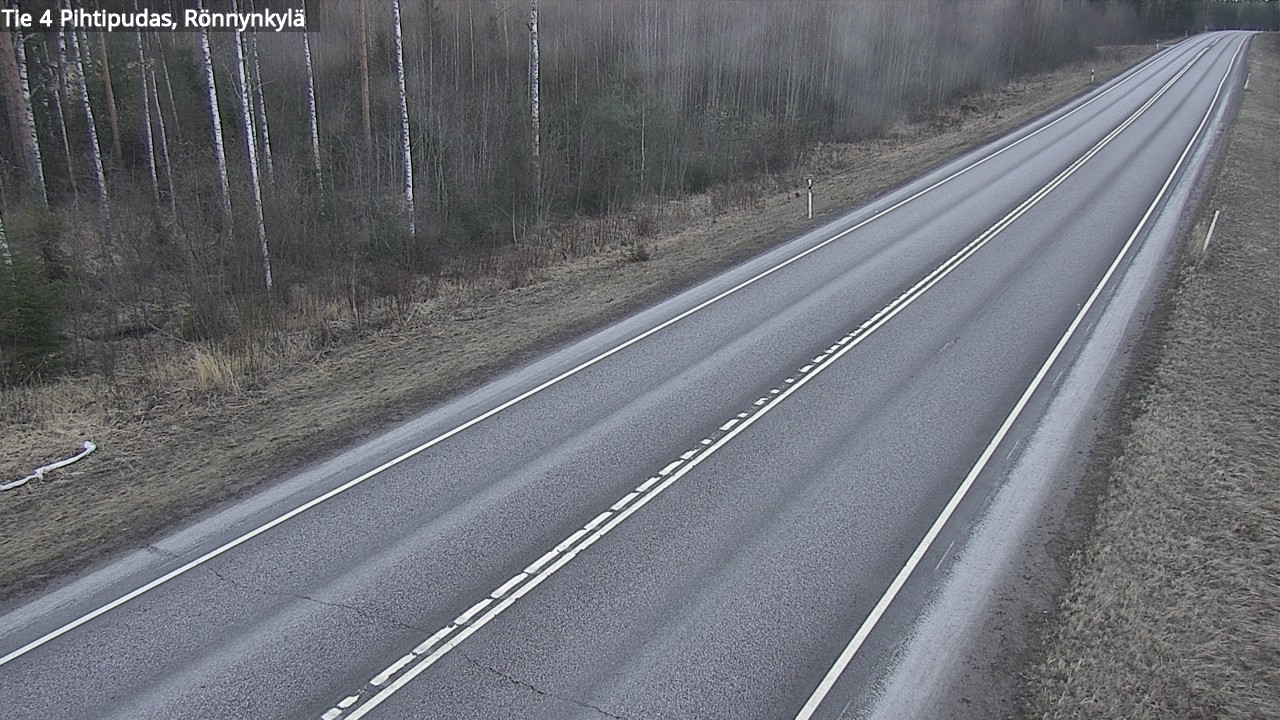 Weather Camera Image Road 4 Pihtipudas, Rönnynkylä, Pihtipudas, Keski-Suomi