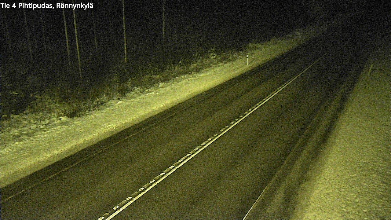 Weather Camera Image Väg 4 Pihtipudas, Rönnynkylä, Pihtipudas, Keski-Suomi