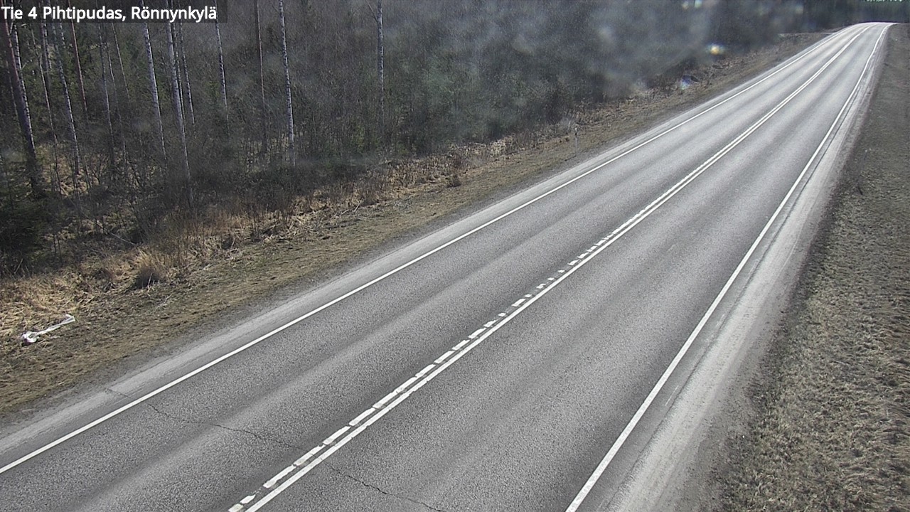 Weather Camera Image Väg 4 Pihtipudas, Rönnynkylä, Pihtipudas, Keski-Suomi