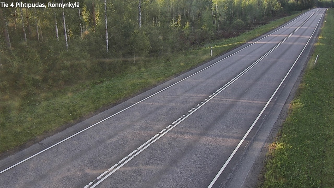 Weather Camera Image Road 4 Pihtipudas, Rönnynkylä, Pihtipudas, Keski-Suomi