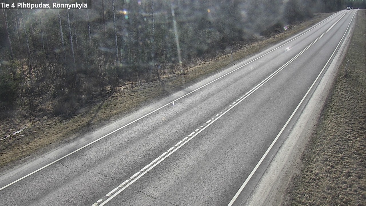 Weather Camera Image Road 4 Pihtipudas, Rönnynkylä, Pihtipudas, Keski-Suomi