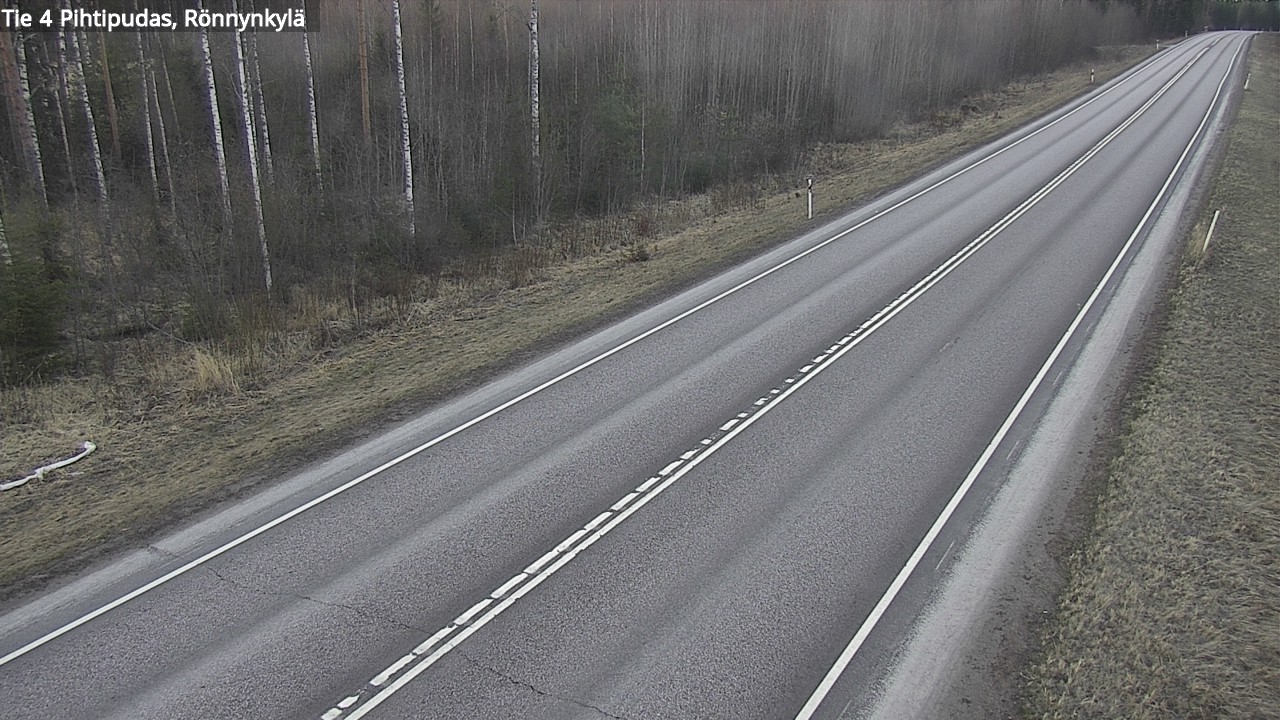 Weather Camera Image Road 4 Pihtipudas, Rönnynkylä, Pihtipudas, Keski-Suomi