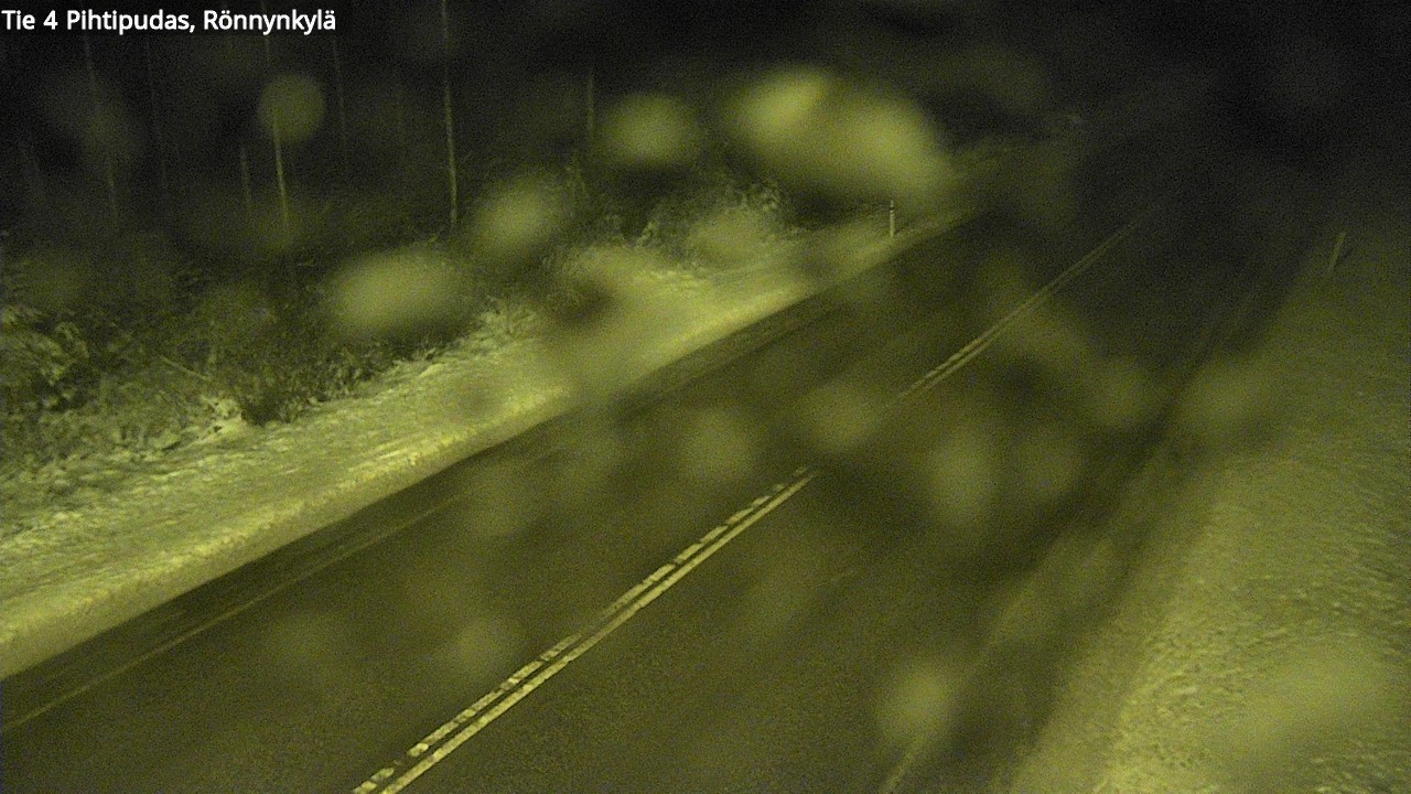 Weather Camera Image Väg 4 Pihtipudas, Rönnynkylä, Pihtipudas, Keski-Suomi