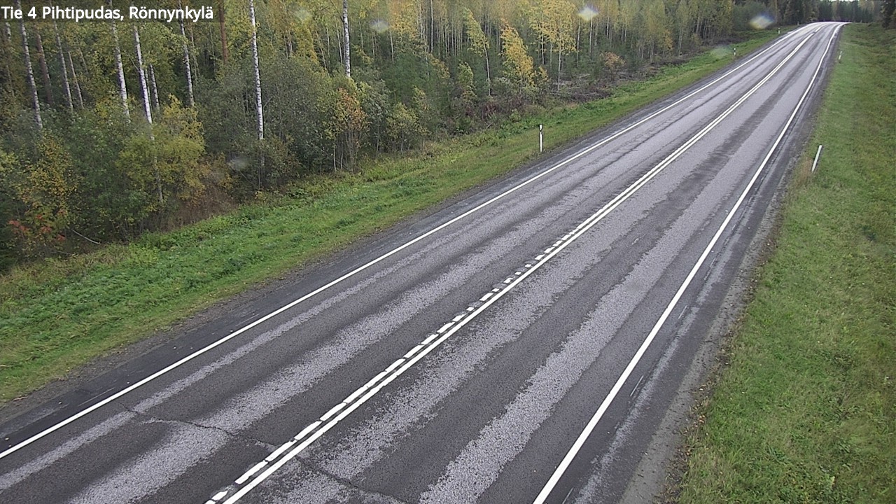 Weather Camera Image Road 4 Pihtipudas, Rönnynkylä, Pihtipudas, Keski-Suomi