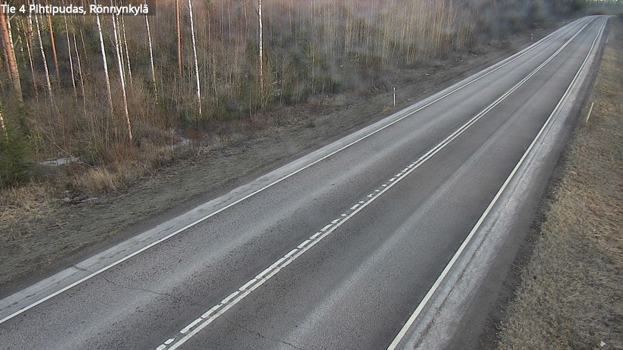 Weather Camera Image Väg 4 Pihtipudas, Rönnynkylä, Pihtipudas, Keski-Suomi