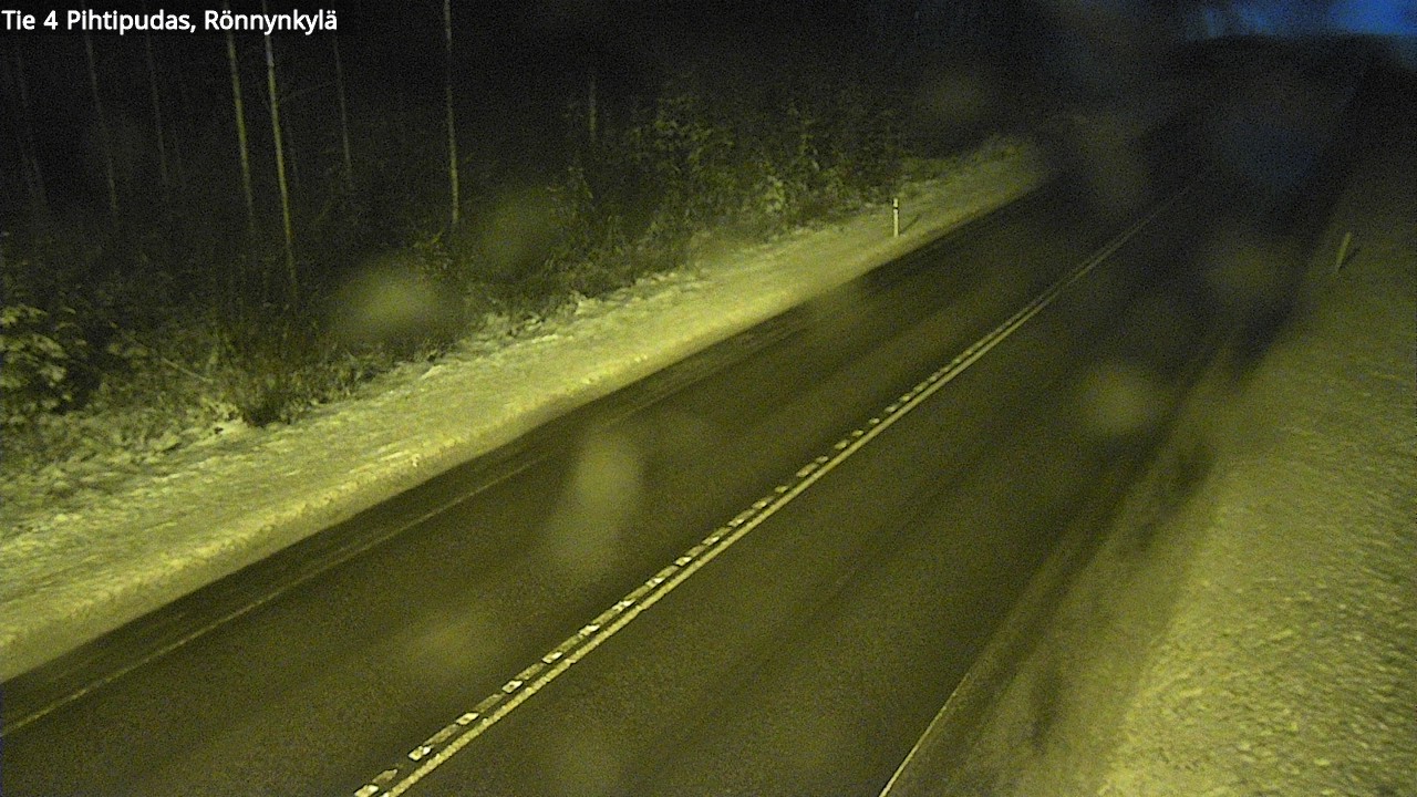 Weather Camera Image Väg 4 Pihtipudas, Rönnynkylä, Pihtipudas, Keski-Suomi