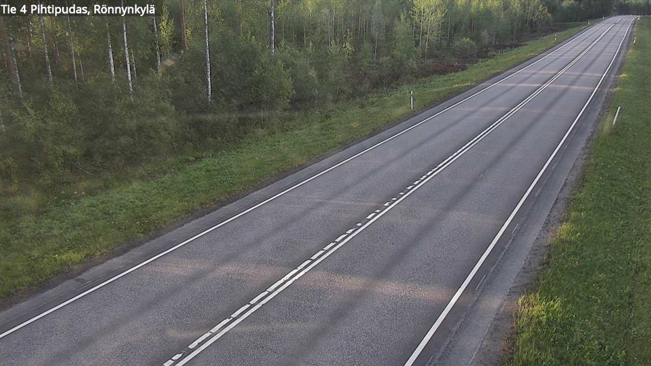 Weather Camera Image Road 4 Pihtipudas, Rönnynkylä, Pihtipudas, Keski-Suomi