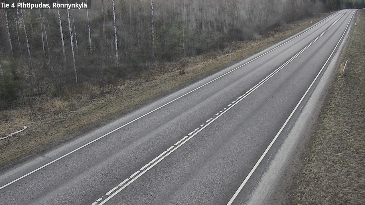 Weather Camera Image Road 4 Pihtipudas, Rönnynkylä, Pihtipudas, Keski-Suomi