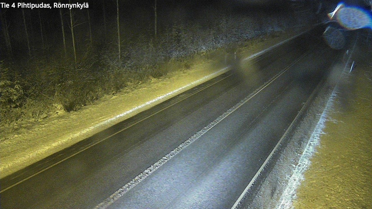 Weather Camera Image Väg 4 Pihtipudas, Rönnynkylä, Pihtipudas, Keski-Suomi
