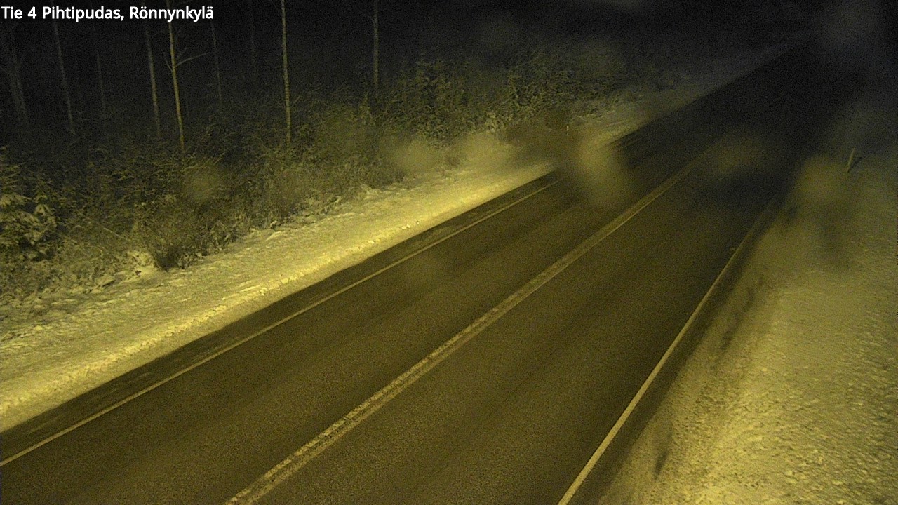 Weather Camera Image Väg 4 Pihtipudas, Rönnynkylä, Pihtipudas, Keski-Suomi