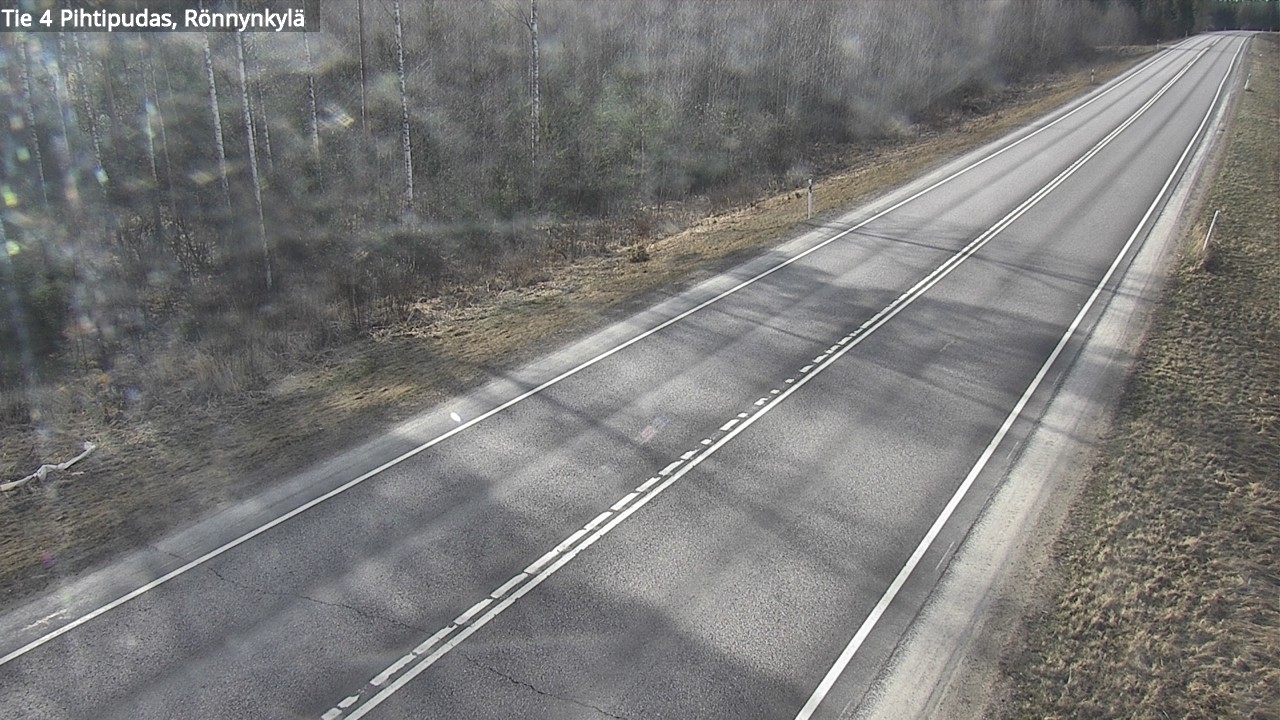 Weather Camera Image Road 4 Pihtipudas, Rönnynkylä, Pihtipudas, Keski-Suomi