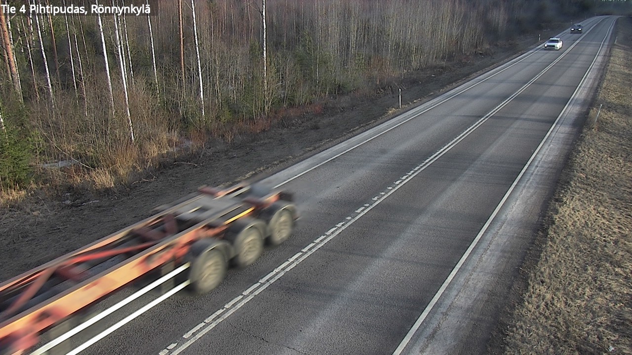 Weather Camera Image Road 4 Pihtipudas, Rönnynkylä, Pihtipudas, Keski-Suomi