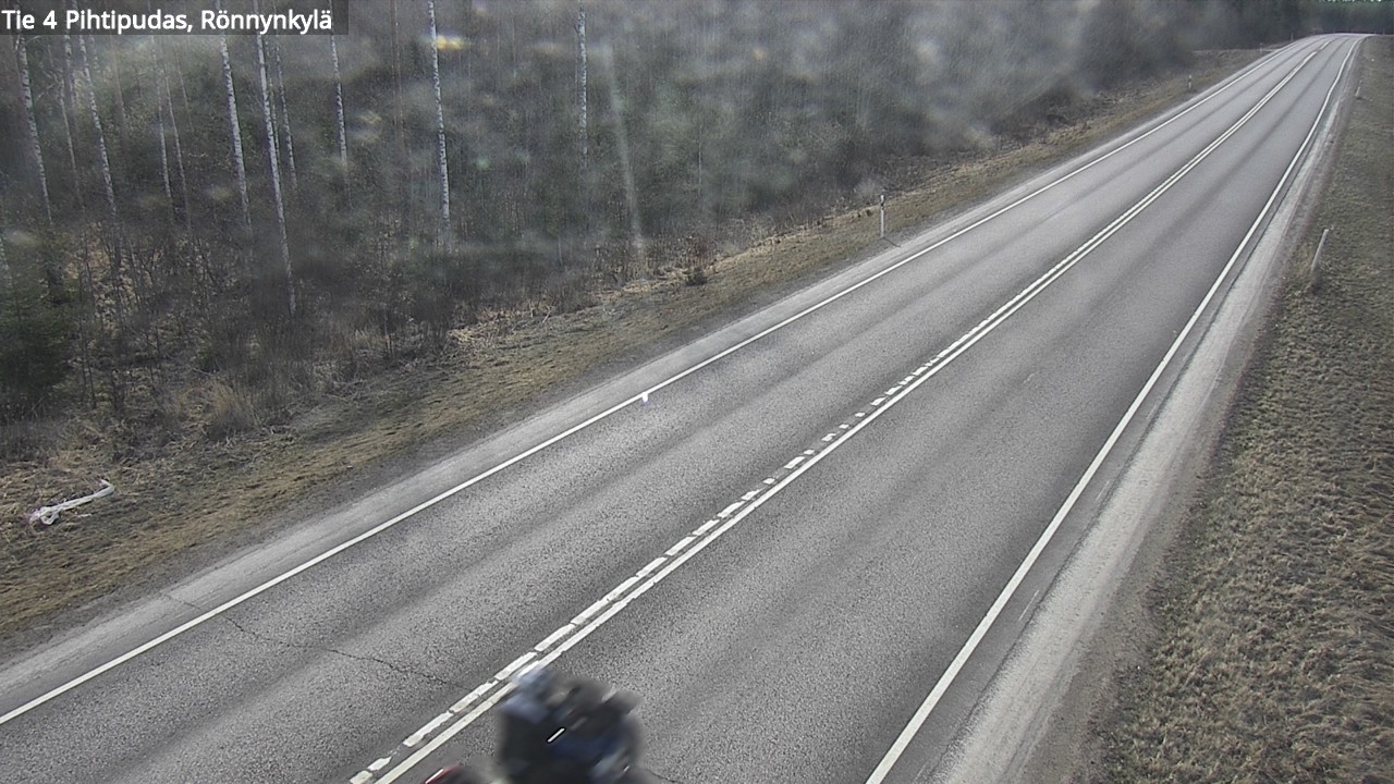 Weather Camera Image Väg 4 Pihtipudas, Rönnynkylä, Pihtipudas, Keski-Suomi