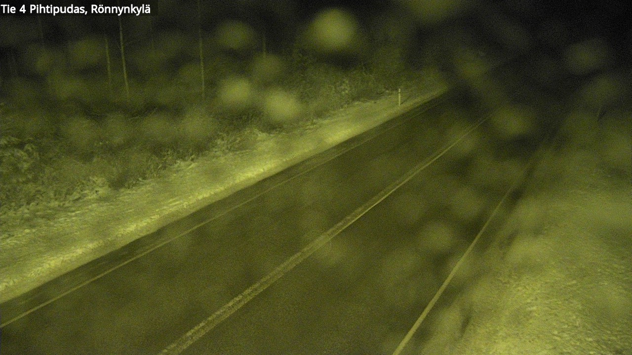 Weather Camera Image Väg 4 Pihtipudas, Rönnynkylä, Pihtipudas, Keski-Suomi