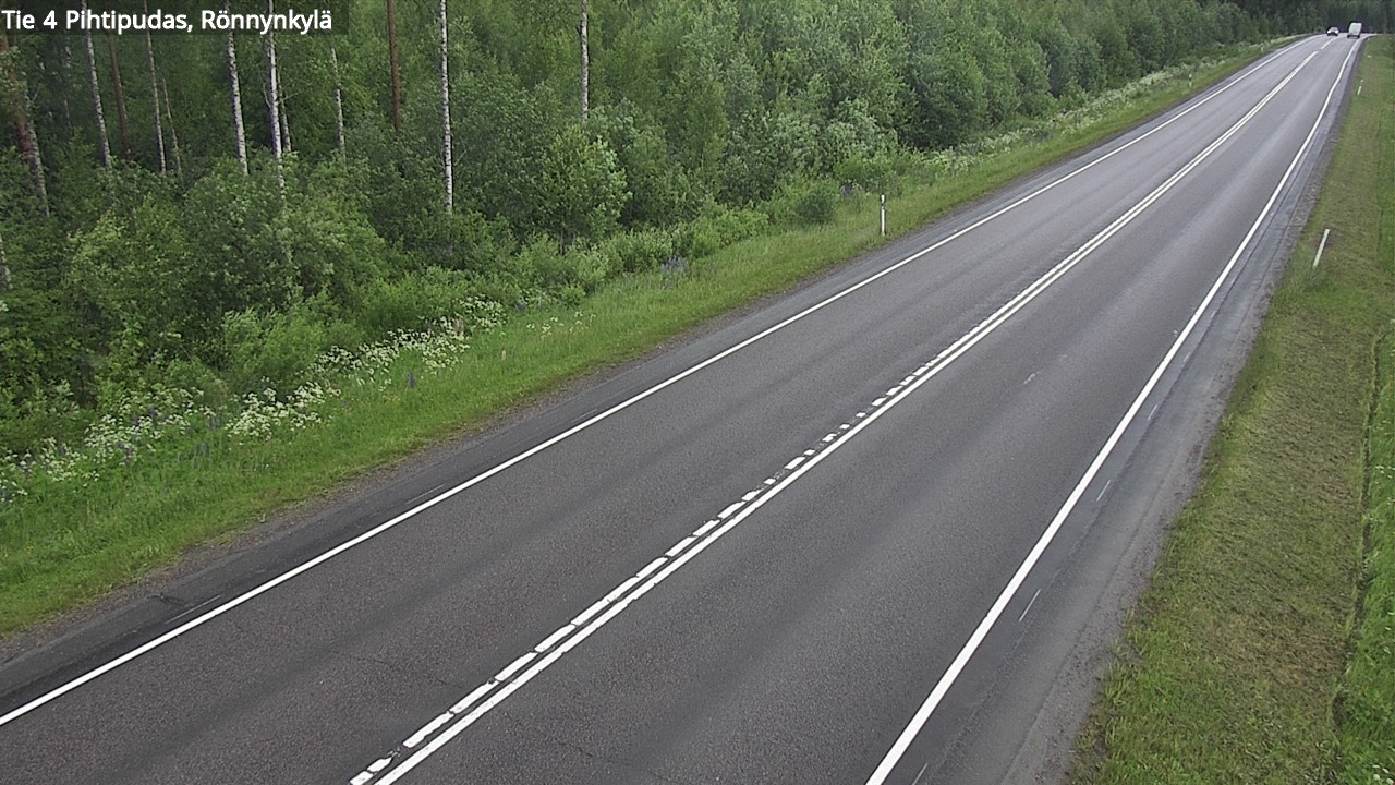 Weather Camera Image Road 4 Pihtipudas, Rönnynkylä, Pihtipudas, Keski-Suomi