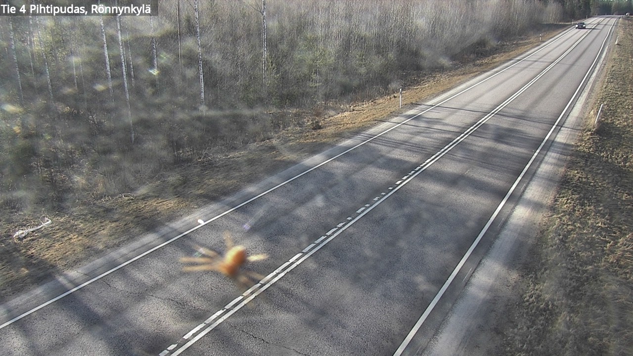 Weather Camera Image Väg 4 Pihtipudas, Rönnynkylä, Pihtipudas, Keski-Suomi
