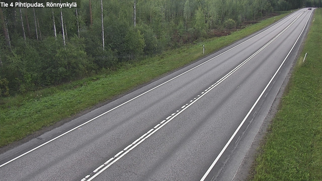 Weather Camera Image Road 4 Pihtipudas, Rönnynkylä, Pihtipudas, Keski-Suomi