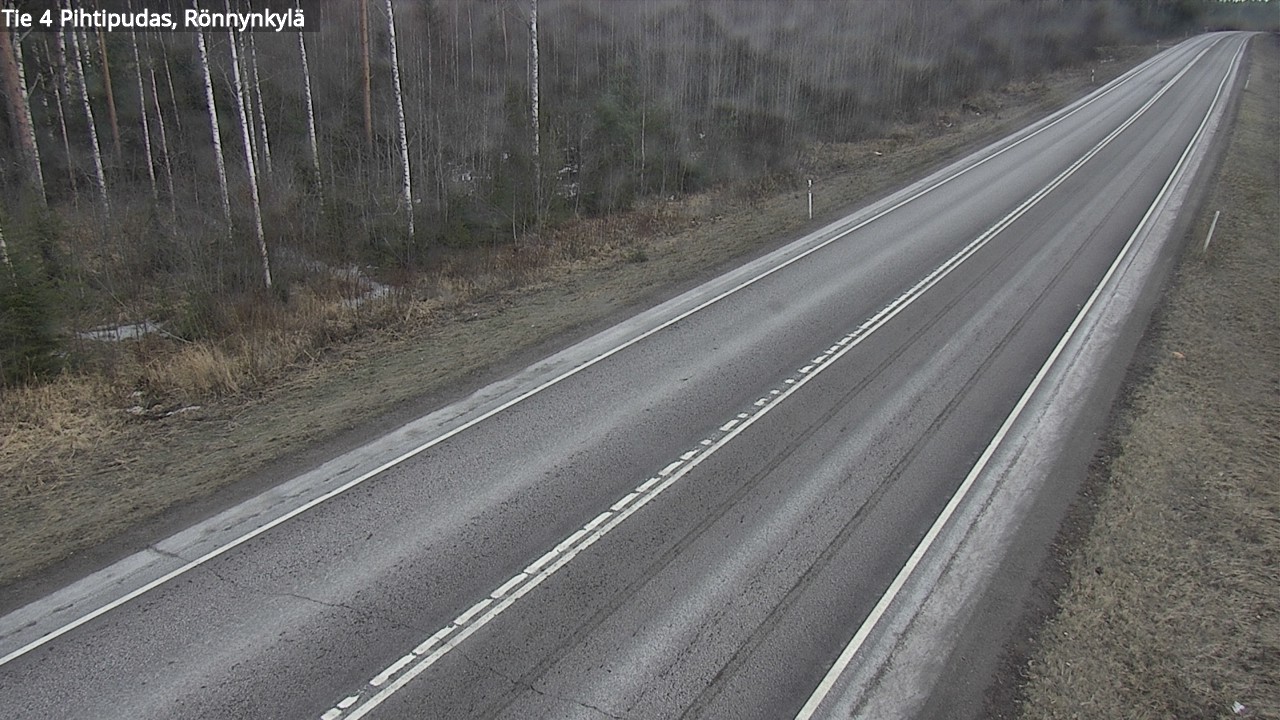 Weather Camera Image Road 4 Pihtipudas, Rönnynkylä, Pihtipudas, Keski-Suomi