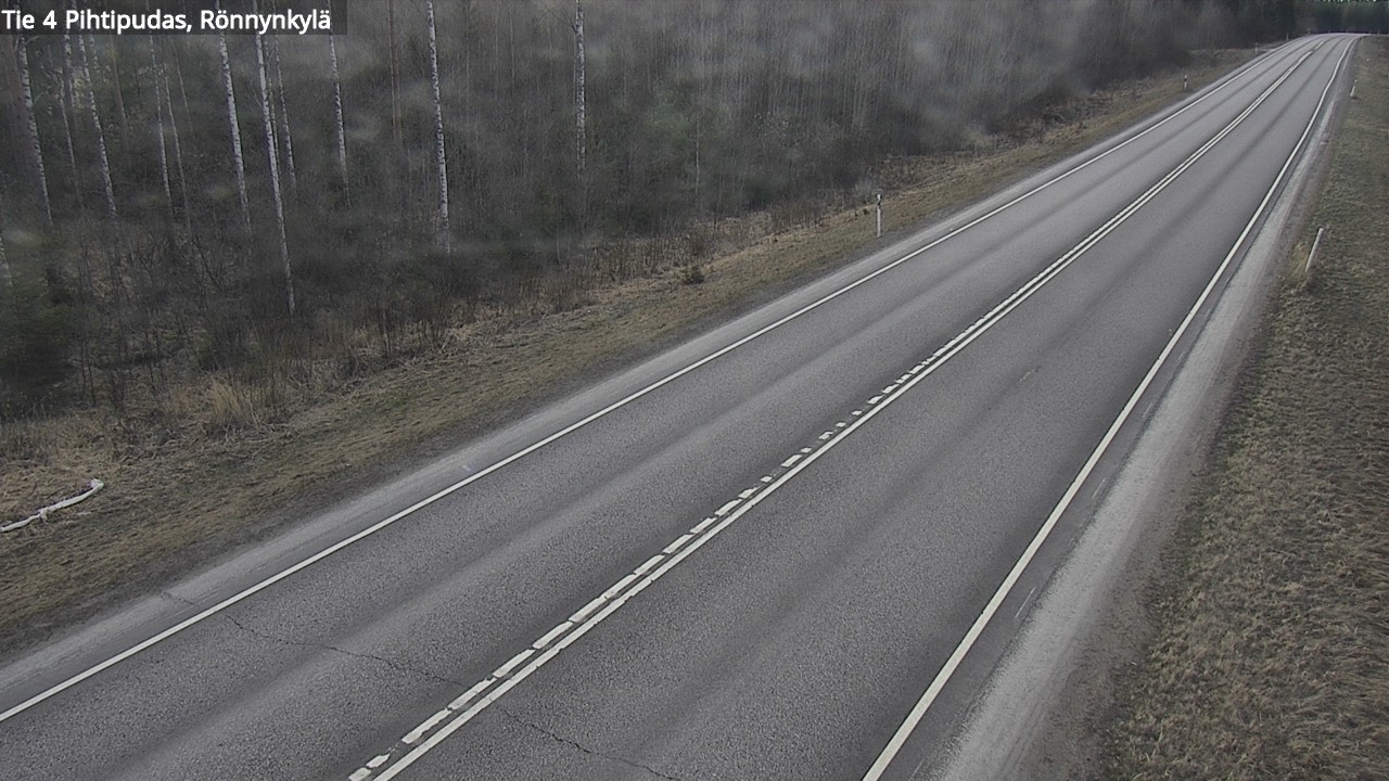 Weather Camera Image Road 4 Pihtipudas, Rönnynkylä, Pihtipudas, Keski-Suomi