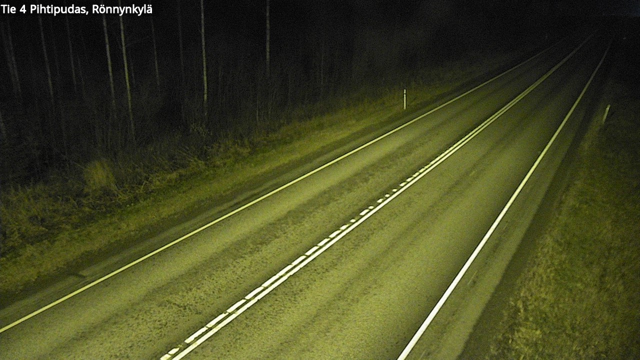 Weather Camera Image Road 4 Pihtipudas, Rönnynkylä, Pihtipudas, Keski-Suomi