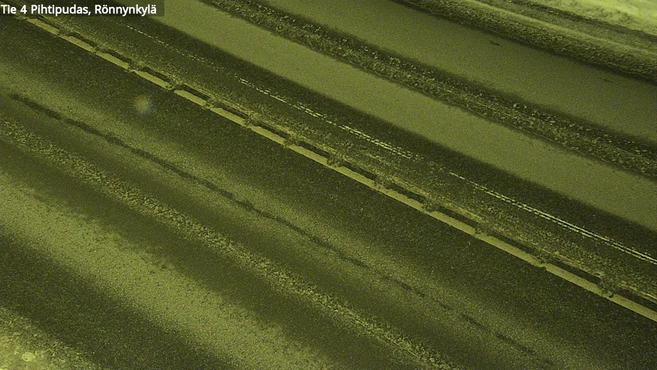 Weather Camera Image Väg 4 Pihtipudas, Rönnynkylä, Pihtipudas, Keski-Suomi