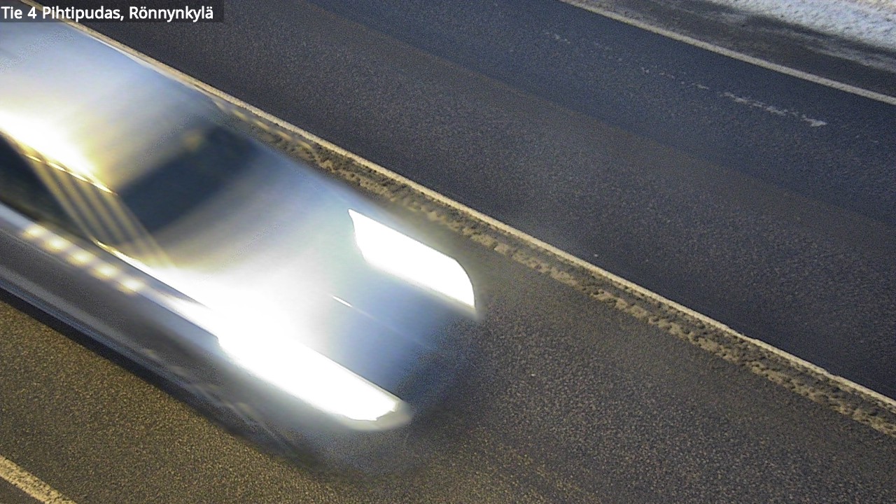 Weather Camera Image Väg 4 Pihtipudas, Rönnynkylä, Pihtipudas, Keski-Suomi