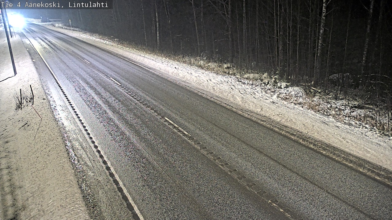 Weather Camera Image Väg 4 Äänekoski, Lintulahti, Äänekoski, Keski-Suomi