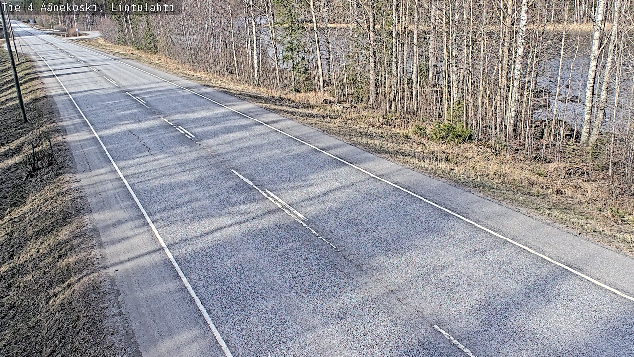 Weather Camera Image Road 4 Äänekoski, Lintulahti, Äänekoski, Keski-Suomi