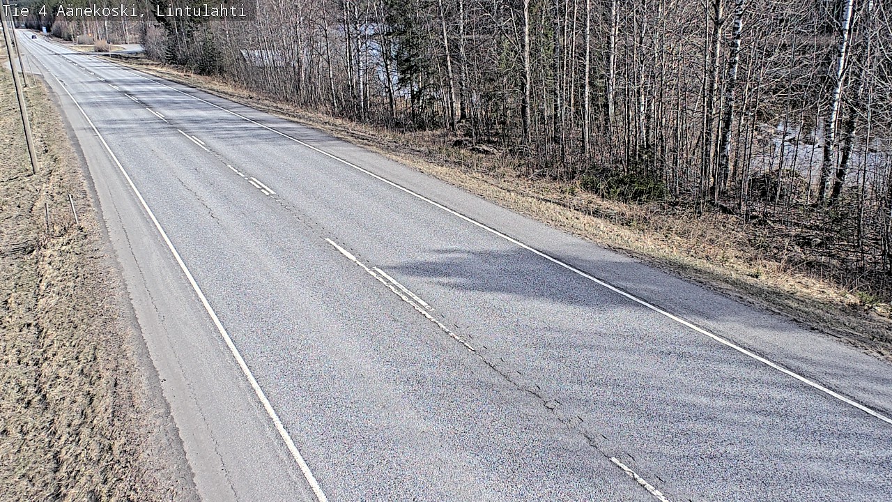 Weather Camera Image Road 4 Äänekoski, Lintulahti, Äänekoski, Keski-Suomi