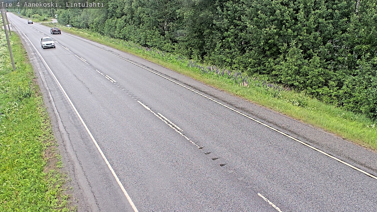 Weather Camera Image Road 4 Äänekoski, Lintulahti, Äänekoski, Keski-Suomi