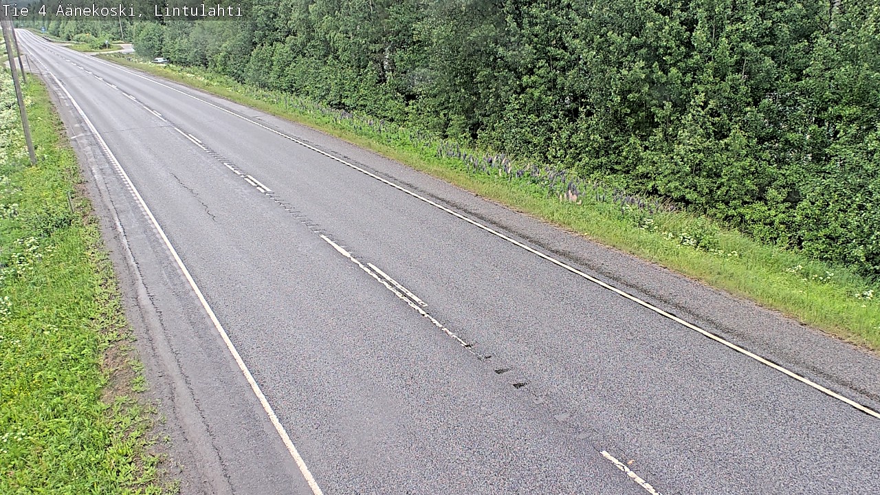 Weather Camera Image Road 4 Äänekoski, Lintulahti, Äänekoski, Keski-Suomi
