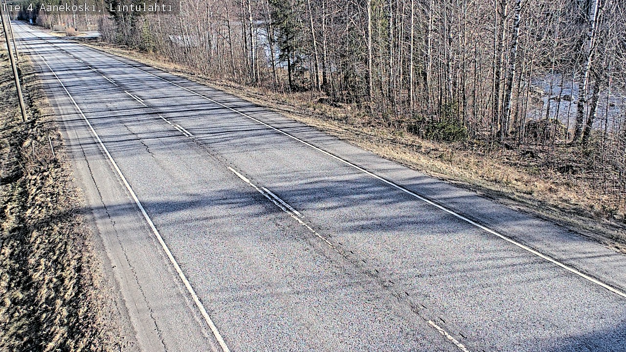 Weather Camera Image Road 4 Äänekoski, Lintulahti, Äänekoski, Keski-Suomi