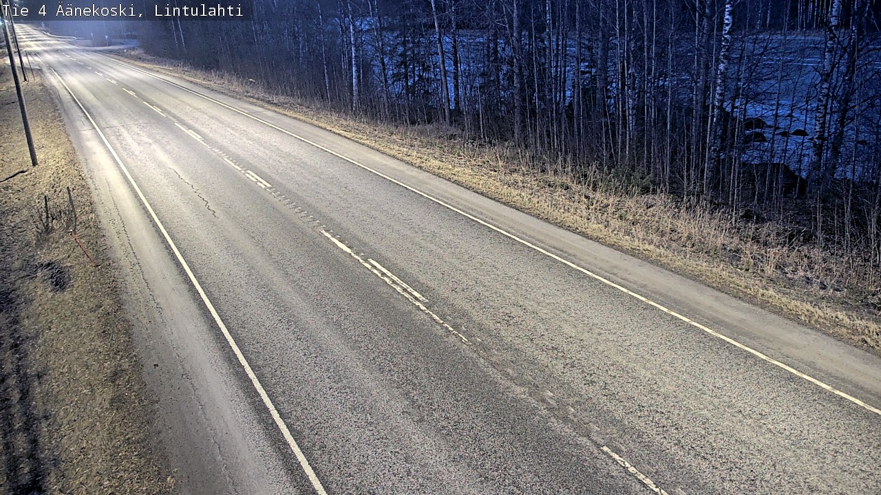 Weather Camera Image Väg 4 Äänekoski, Lintulahti, Äänekoski, Keski-Suomi