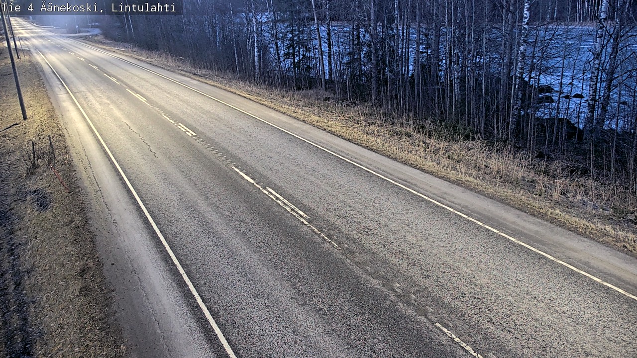 Weather Camera Image Väg 4 Äänekoski, Lintulahti, Äänekoski, Keski-Suomi