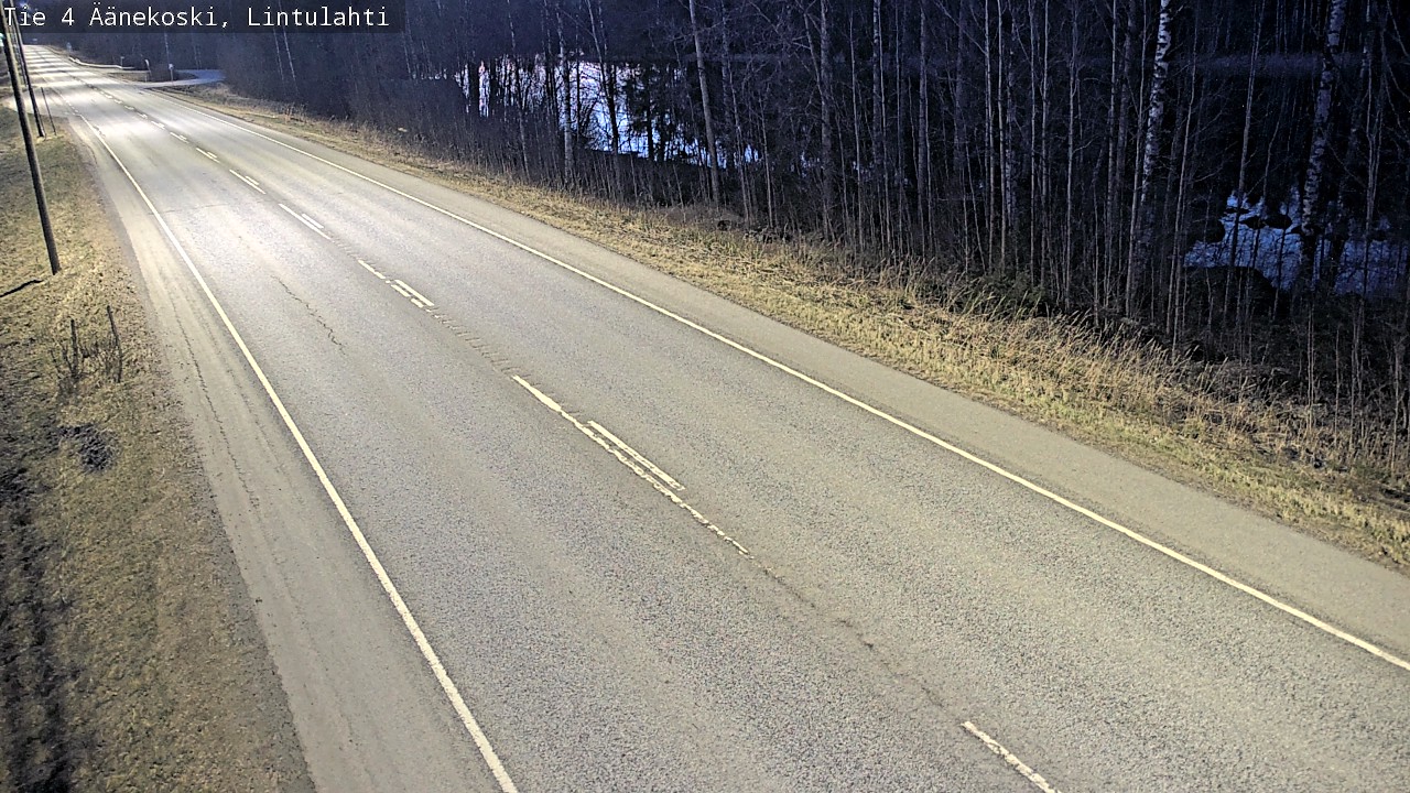 Weather Camera Image Road 4 Äänekoski, Lintulahti, Äänekoski, Keski-Suomi