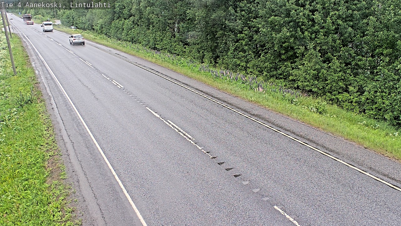 Weather Camera Image Road 4 Äänekoski, Lintulahti, Äänekoski, Keski-Suomi