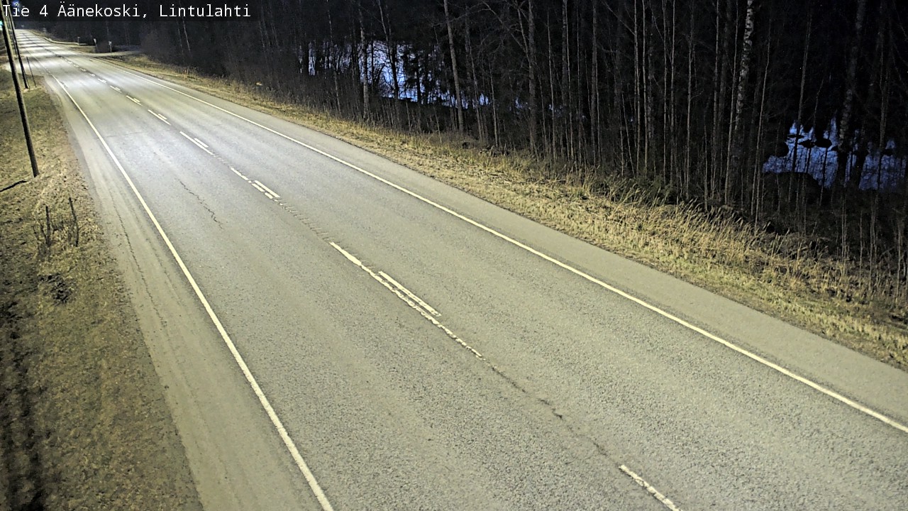 Weather Camera Image Road 4 Äänekoski, Lintulahti, Äänekoski, Keski-Suomi