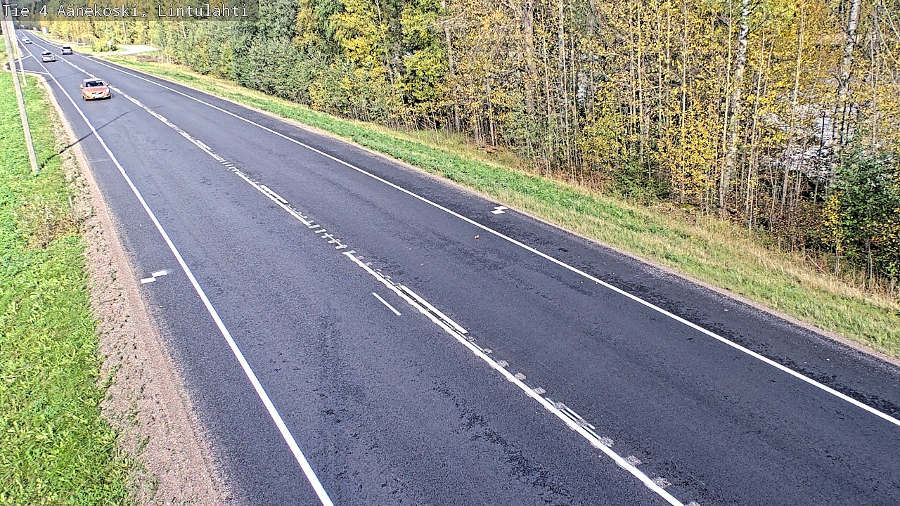 Weather Camera Image Road 4 Äänekoski, Lintulahti, Äänekoski, Keski-Suomi