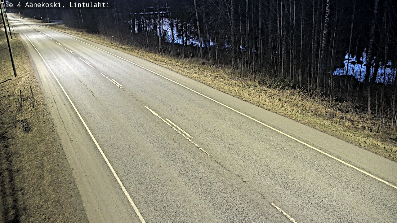 Weather Camera Image Road 4 Äänekoski, Lintulahti, Äänekoski, Keski-Suomi